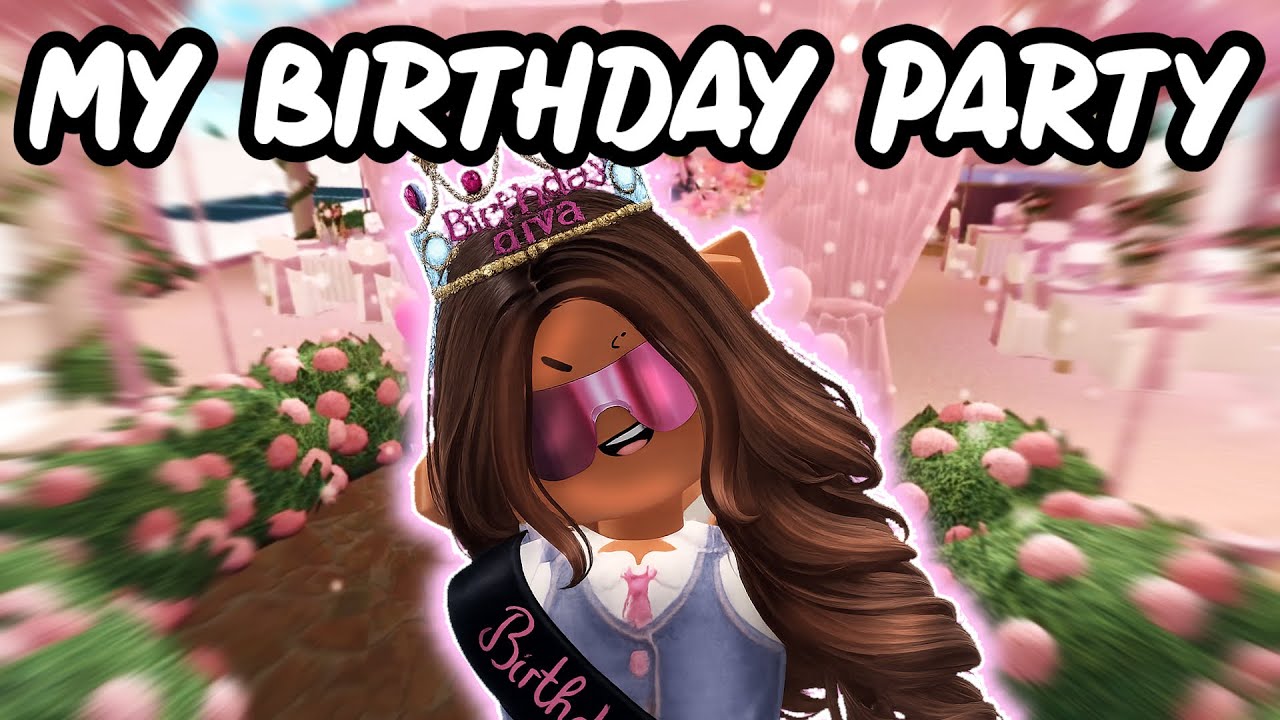 I was SURPRISED with my BIRTHDAY PARTY in bloxburg…
