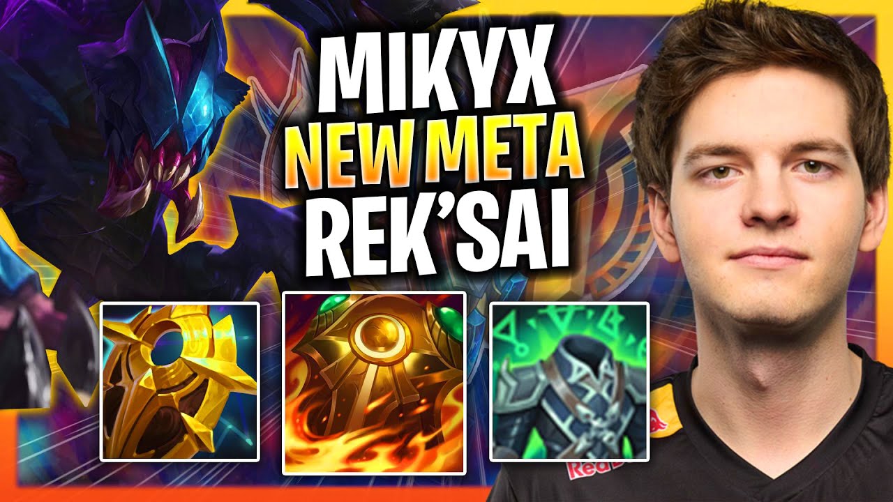 MIKYX TRIES NEW META REK'SAI SUPPORT! | G2 Mikyx Plays Rek'sai Support vs Janna!  Season 2024