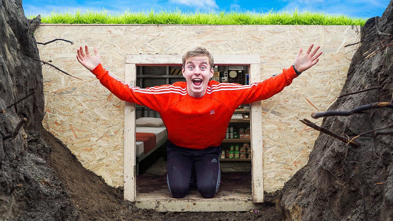 Ik Bouwde Een Geheime Ondergrondse Bunker!
