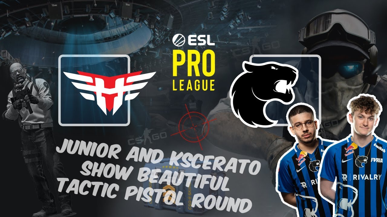 Junior and KSCERATO show beautiful tactic Pistol Round, Heroic vs FURIA, ESL Pro League Season 13