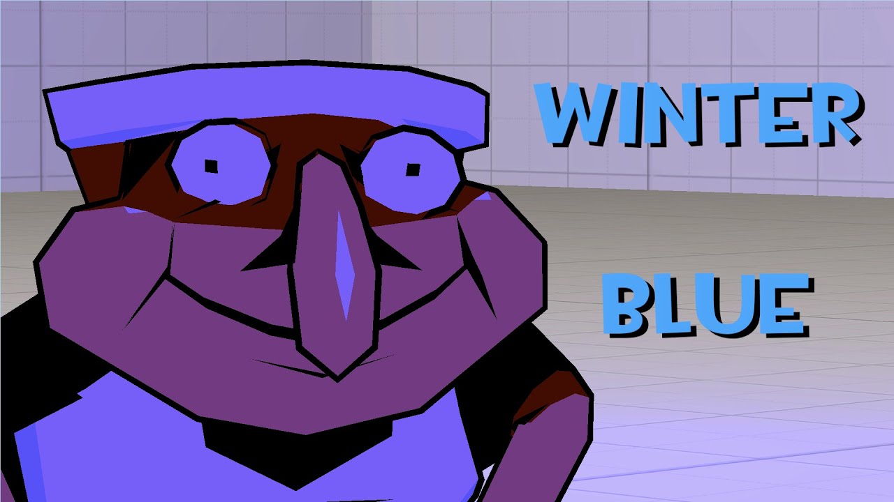 Fake Peppino mini boss showcase: Winter Blue (Pizza tower SFM)
