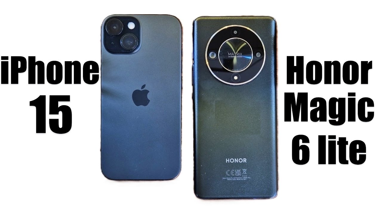 iPhone 15 vs Honor Magic 6 lite  -  SPEED TEST