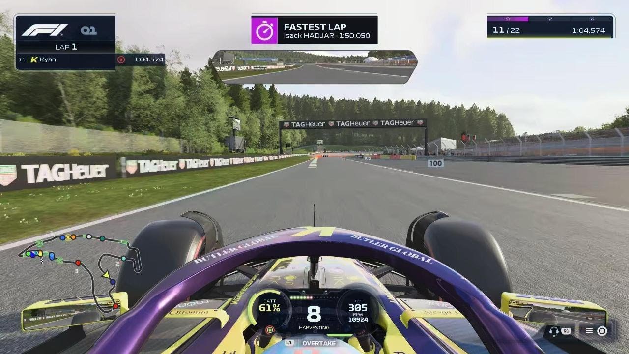 F1 25_Driver Career Season 2 KonnerSport Team Belgian Qualifying Round 13