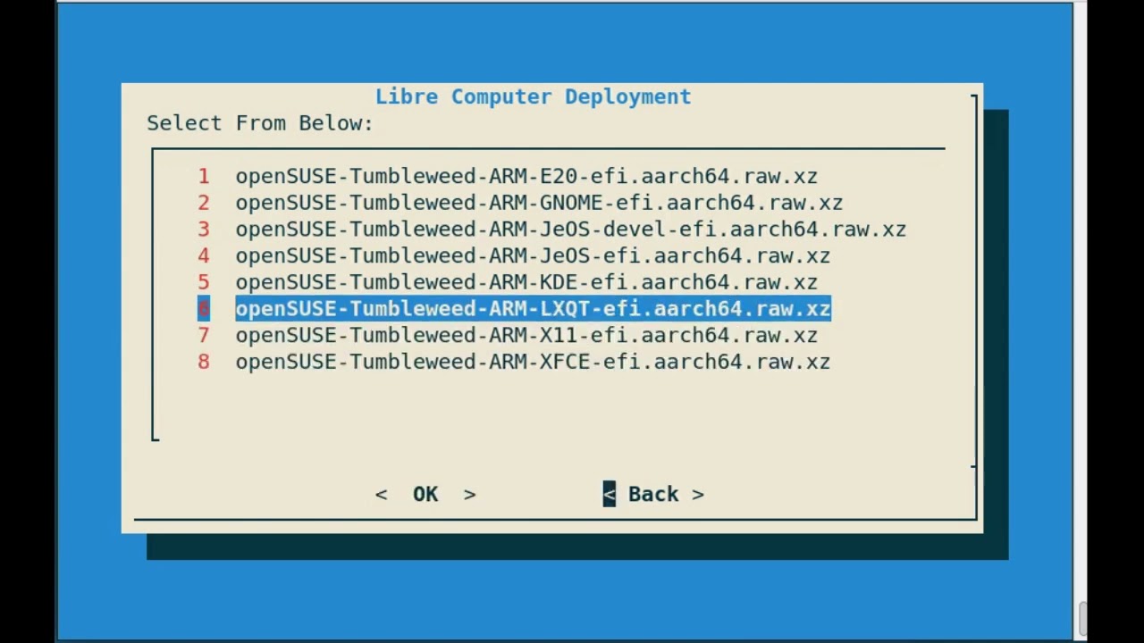 Upstream Distributions for Libre Computer via EtherealOS