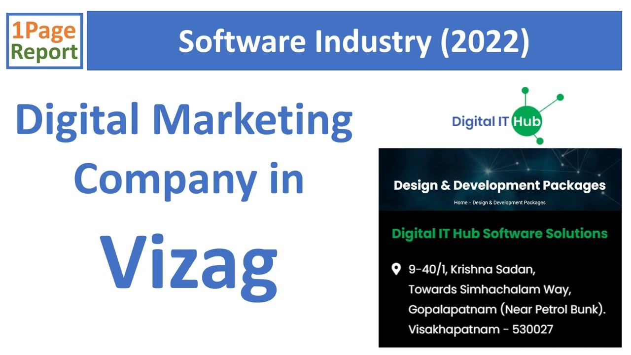 Digital Marketing Company in Vizag | Digital IT Hub | 1PageReport