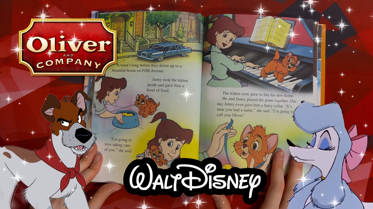 Oliver and Company Storybook! 🐾✨