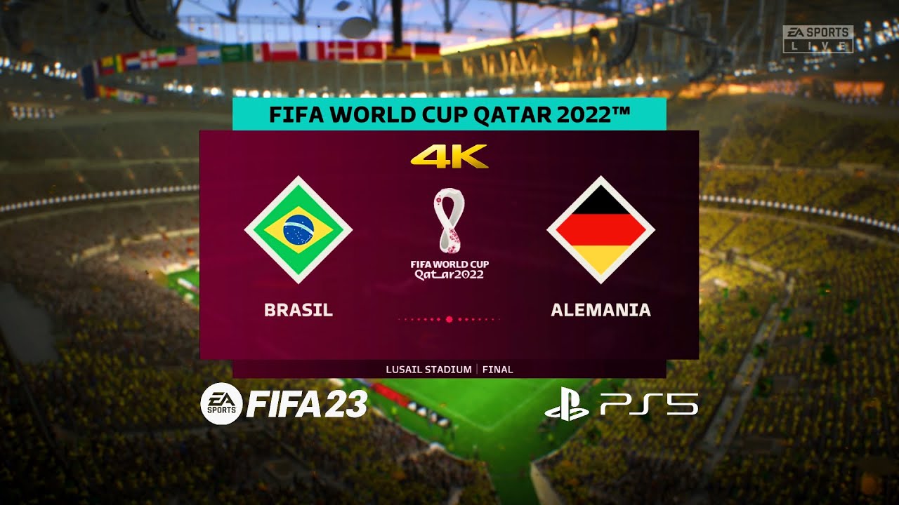 FIFA 23 - Brasil vs Alemania - Final WC - gameplay ps5 4K espa&ntilde;ol latino