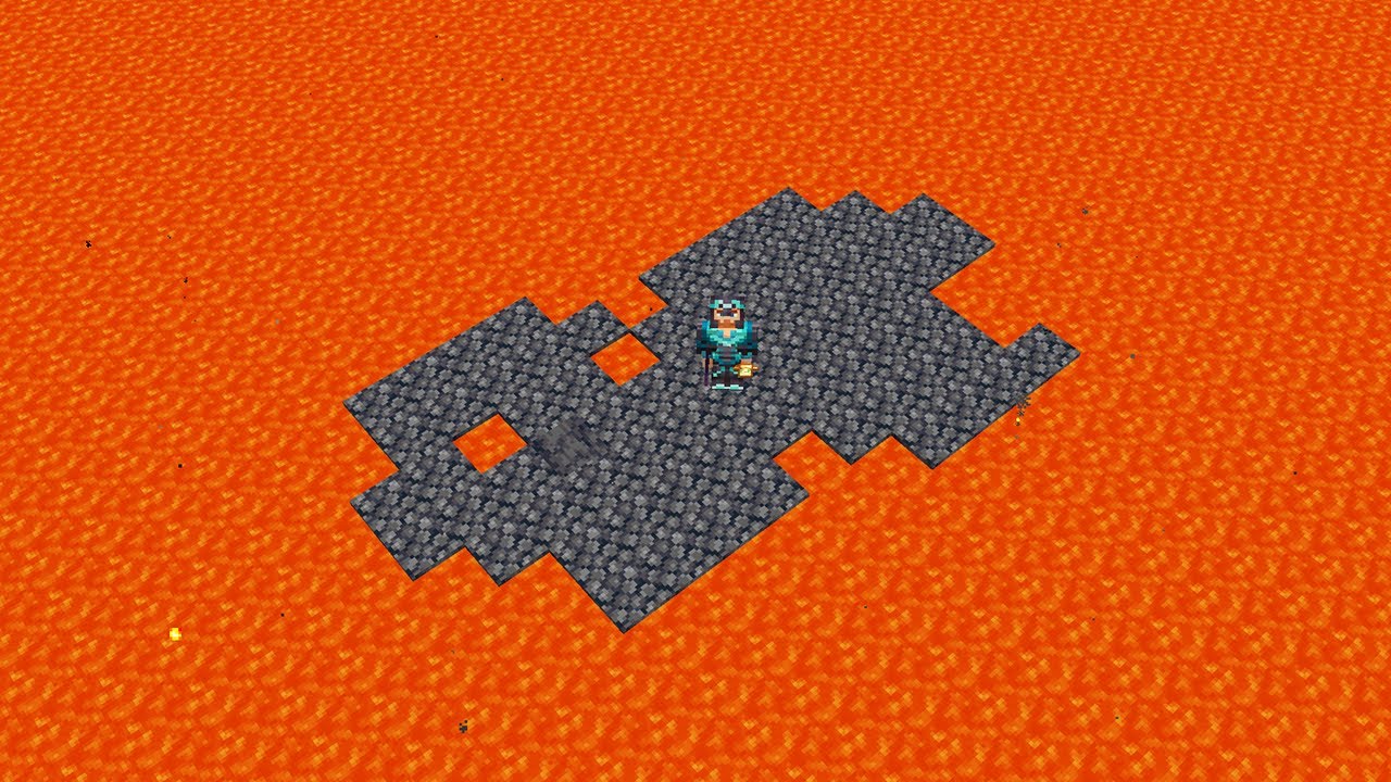 The Nether is completely safe* in my Minecraft World