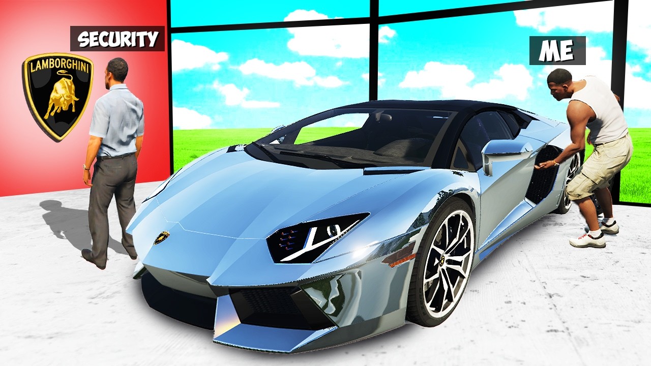 Collecting RARE DIAMOND LAMBORGHINI SUPERCARS in GTA 5!