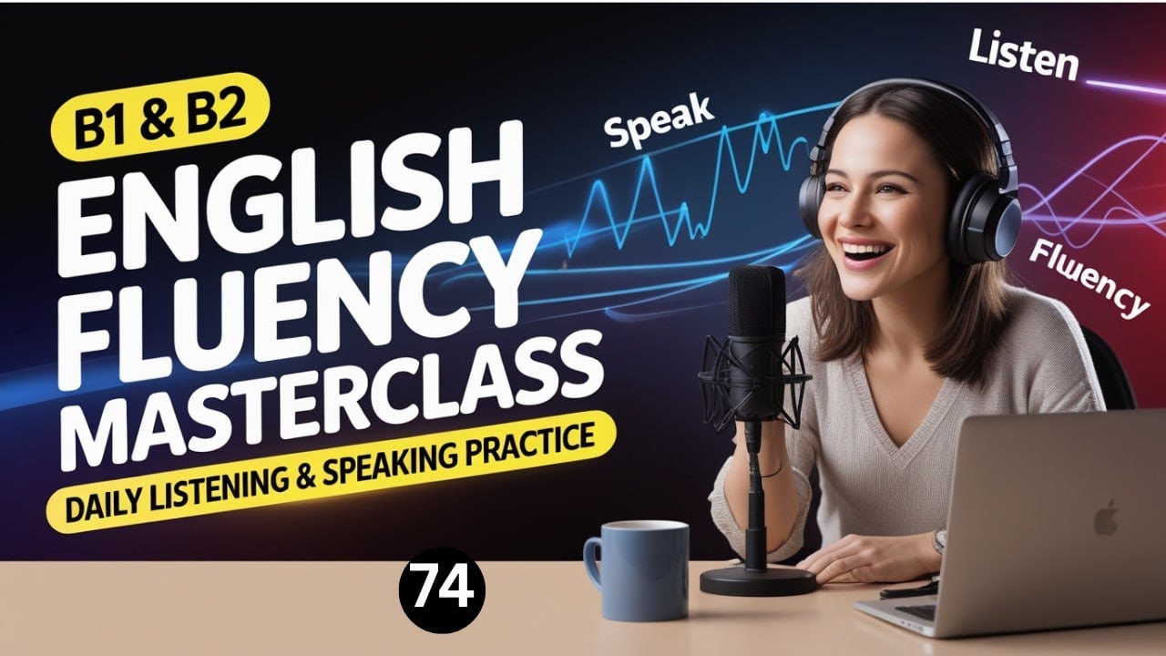 B1 & B2 English Fluency Masterclass | Daily English Listening & Speaking Practice | English Podcast