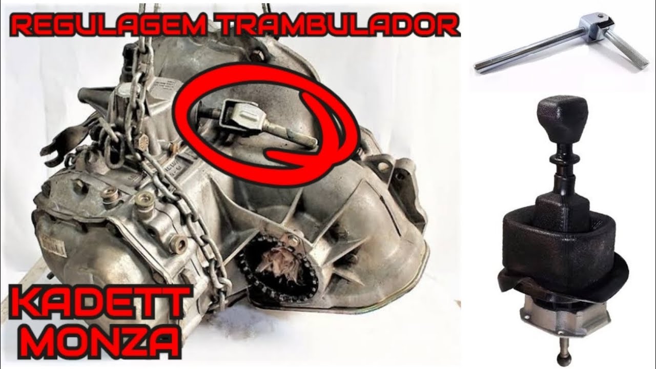 Regulagem do trambulador do Kadett/Monza - Câmbio F16