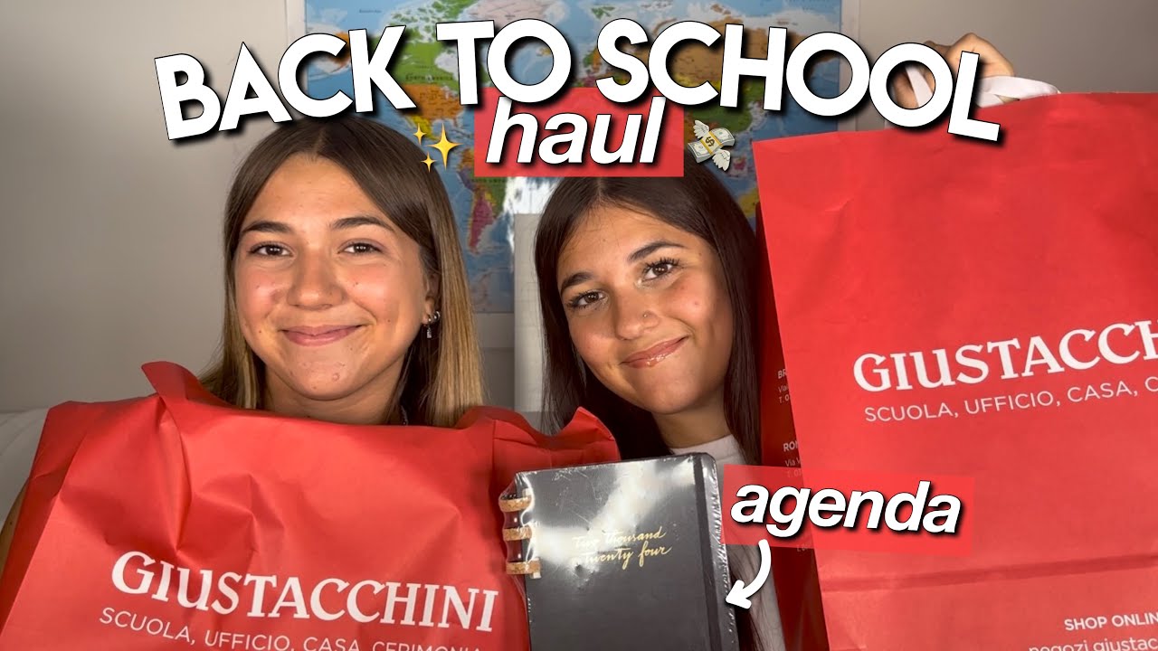 HAUL BACK TO SCHOOL CANCELLERIA pt 2📝💗// shopping a negozio chiuso #4