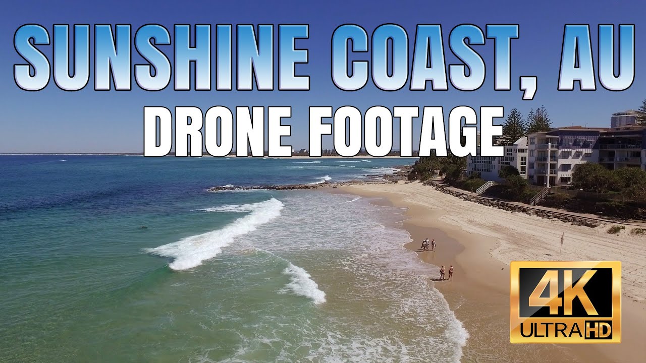 SUNSHINE COAST Queensland Australia - DRONE FOOTAGE