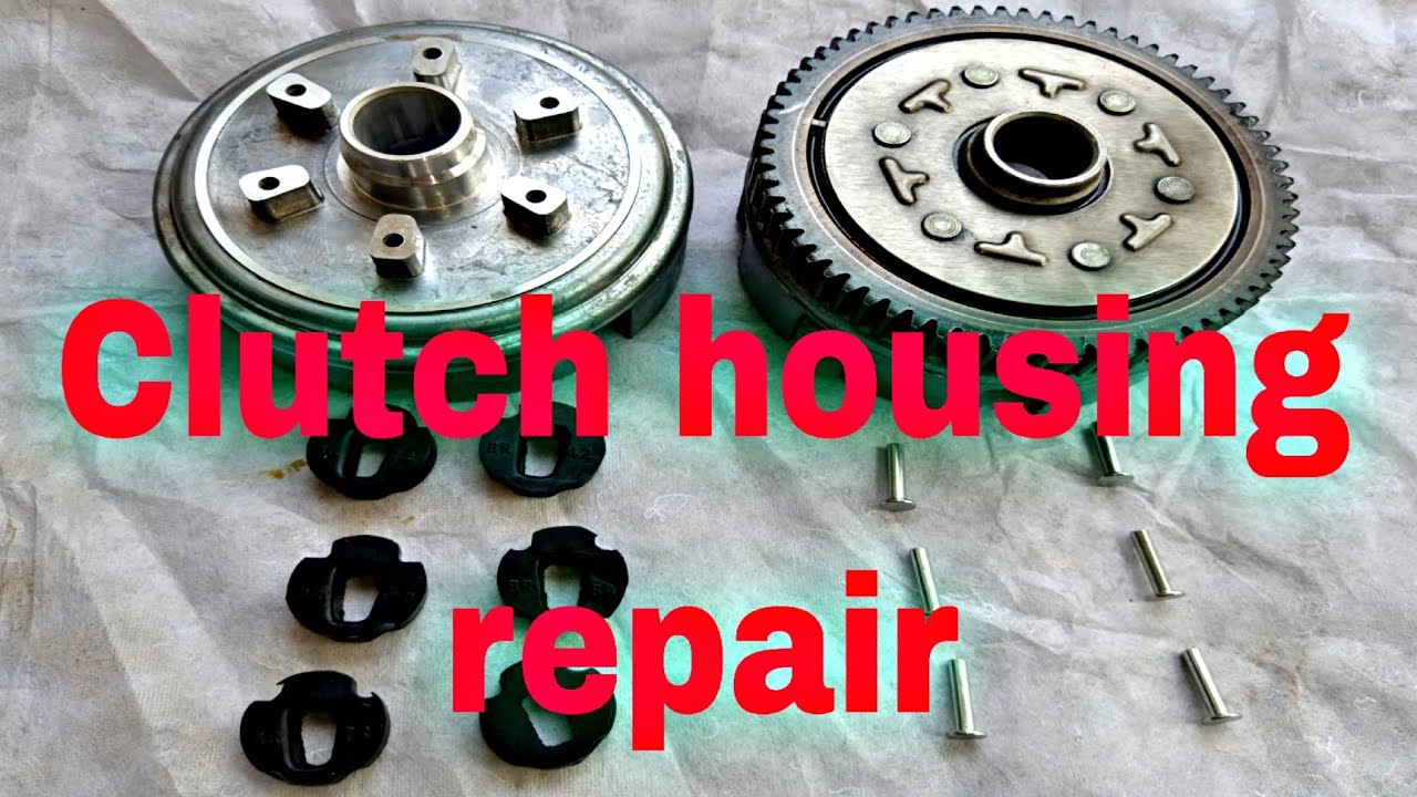Clutch housing repair//Splendor, passion, CD Dawn, CD Deluxe, CD 100//Hero Honda #bike