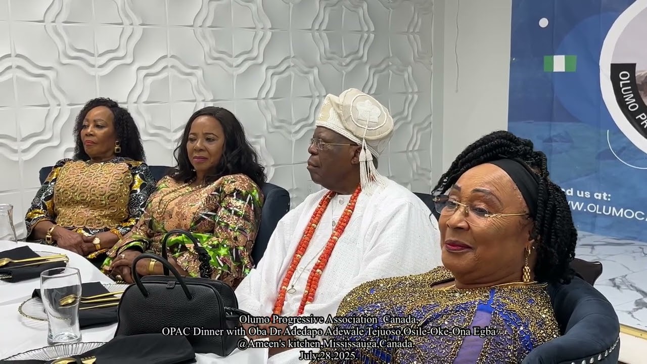 Olumo Progressive AssociationOPAC Dinner with Oba Dr Adedapo Adewale Tejuoso,Osile-Oke-Ona Egba pt 1