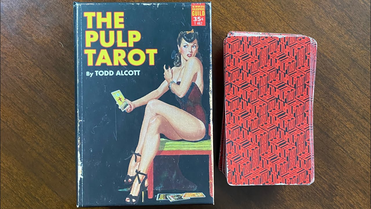 Honest Tarot Deck Review: The Pulp Tarot by Todd Alcott #madamadam #tarot #tarotreading #review