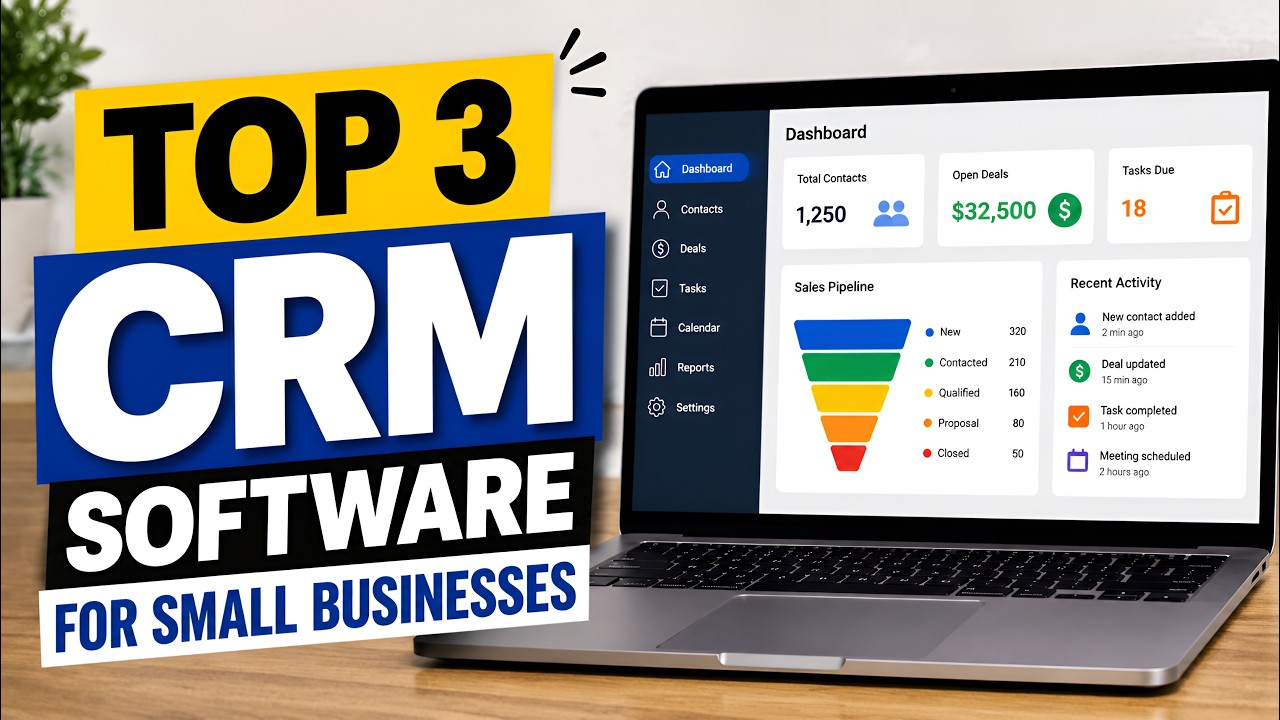Top 3 Best CRM Software for Small Business (2026)