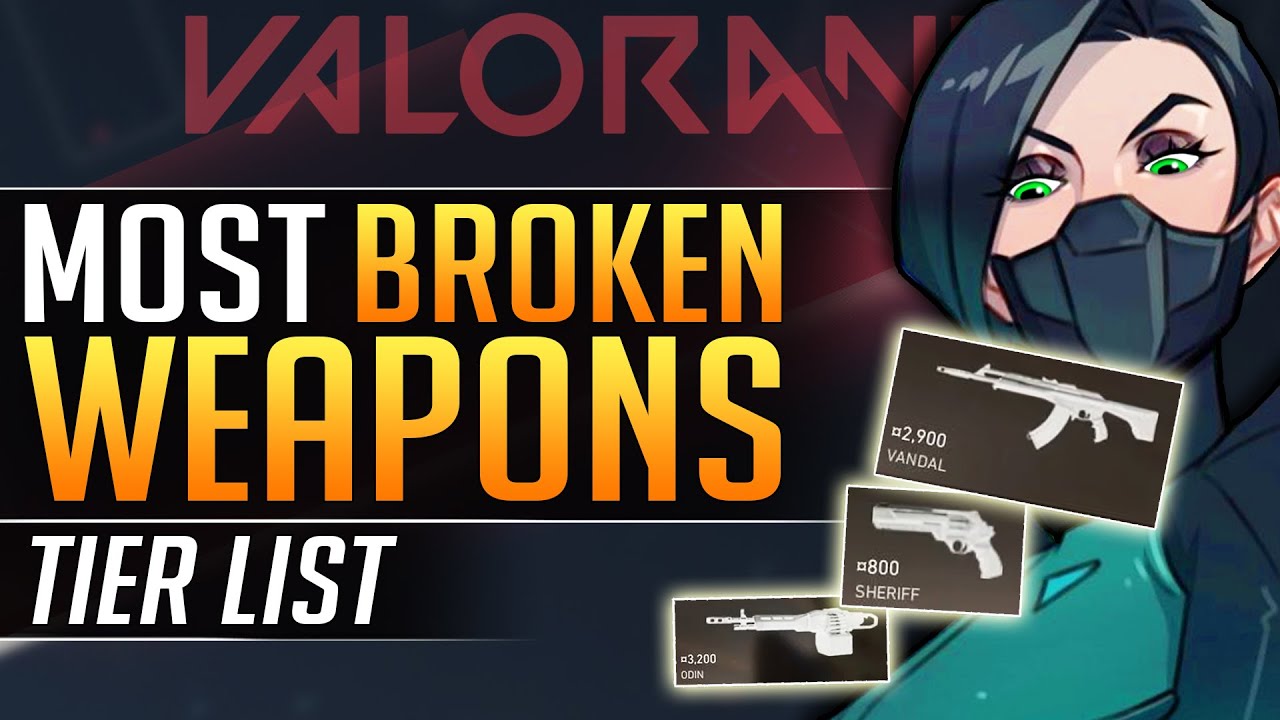 BEST and WORST Weapons TIER LIST - Ranking and Explaining EVERY GUN - Valorant Pro Guide