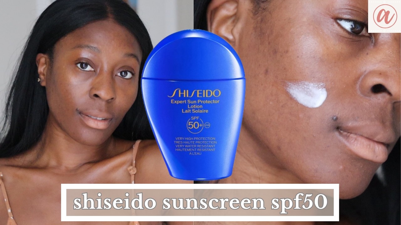 shiseido expert sun protector lotion spf50+ | is this the best sunscreen for dark skin?? | byalicexo