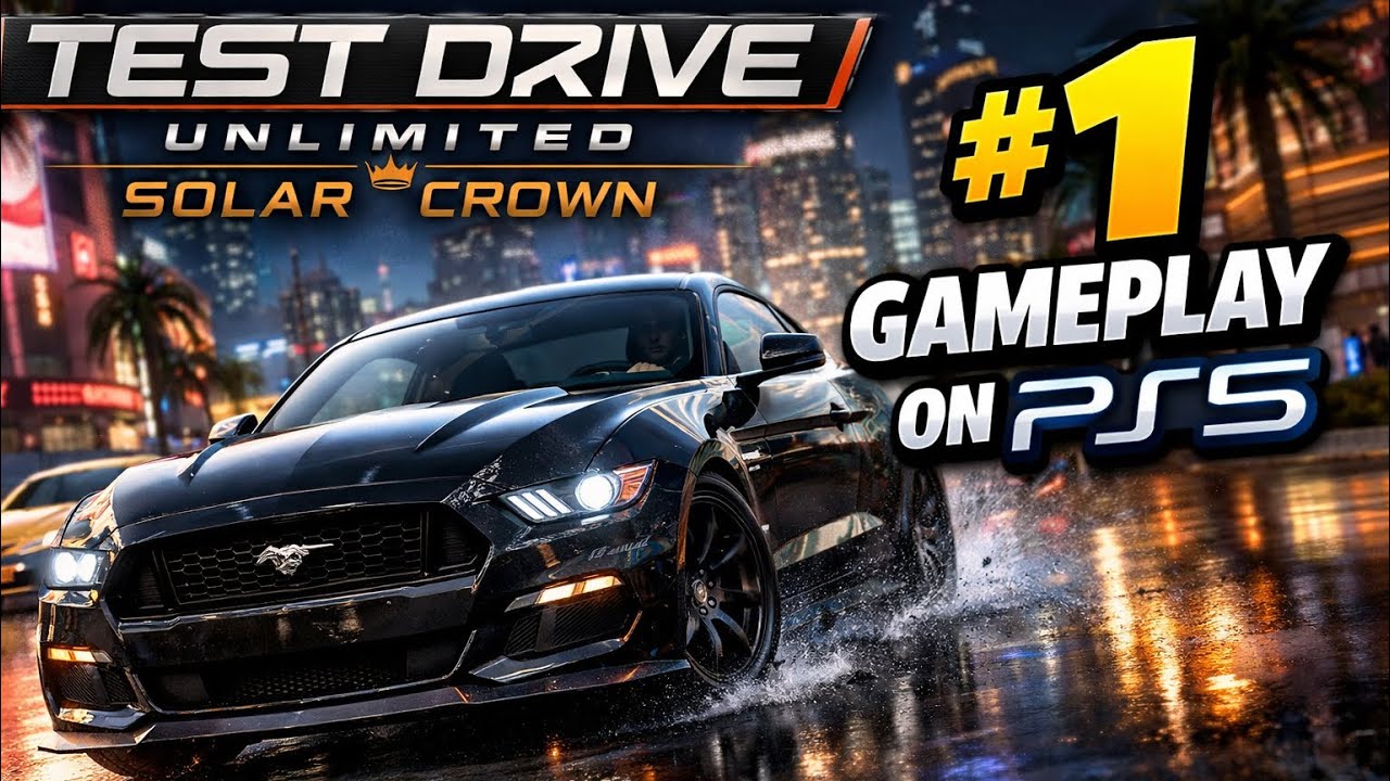  First Time Playing Test Drive Unlimited Solar Crown on PS5 😱 | Gameplay #1 #viral #viralvideo 