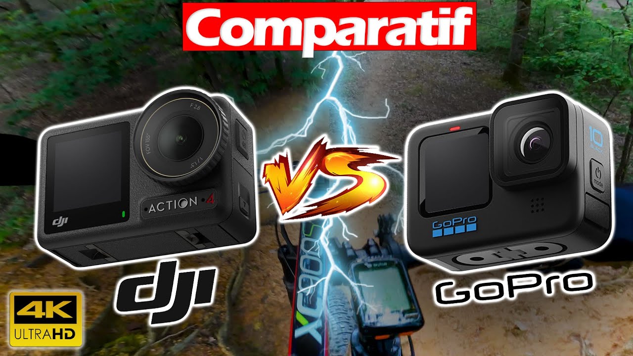 La GoPro est dépassée ? DJI Action 4 VS Gorpro Hero 10 Black