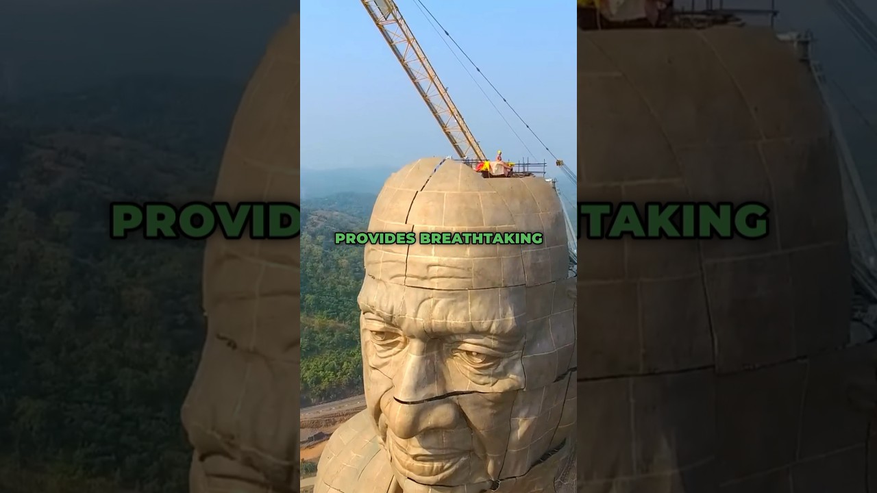 Tallest Statue in the World in India - Statue of Unity #Curiosities #Monuments #interestingfacts