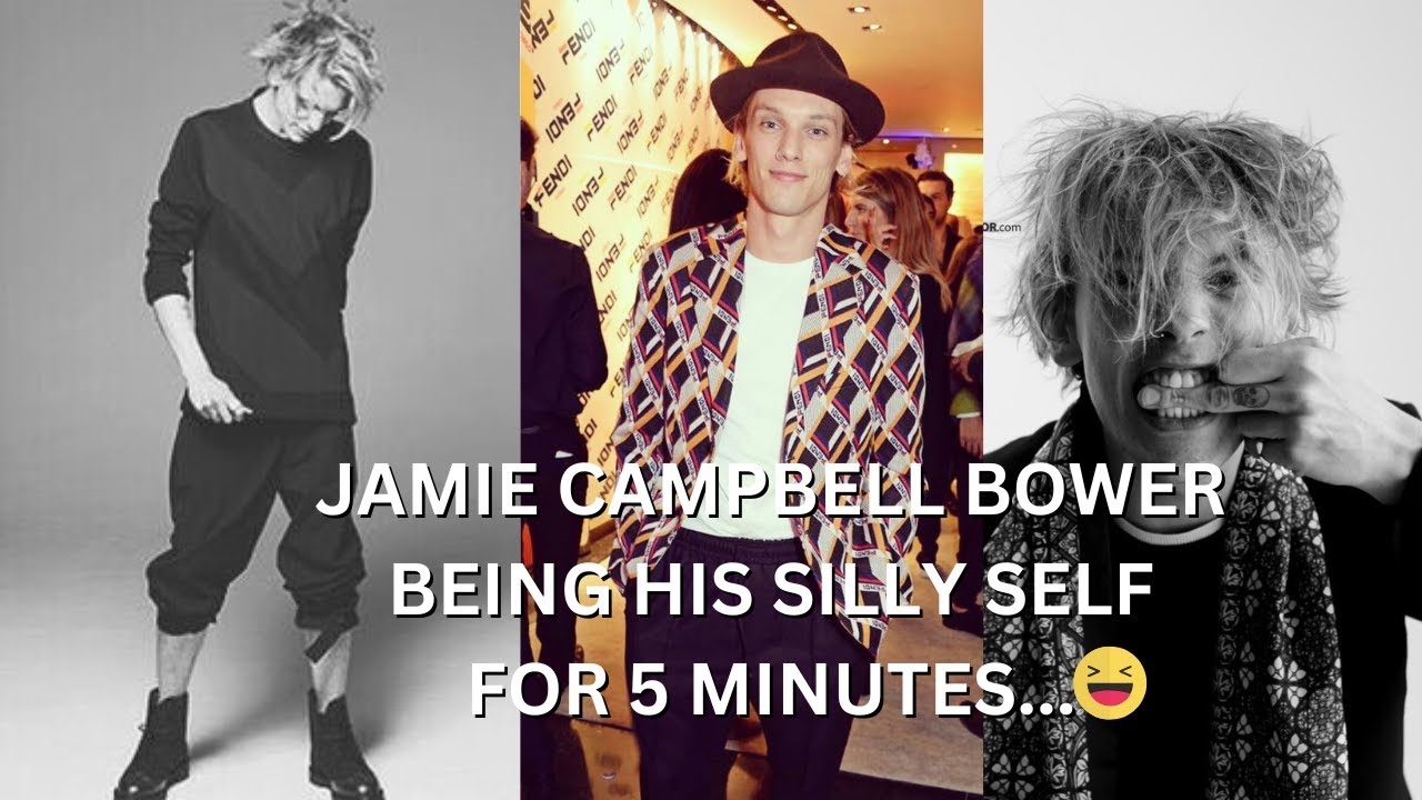 Jamie Campbell Bower being his silly self for 5 minutes