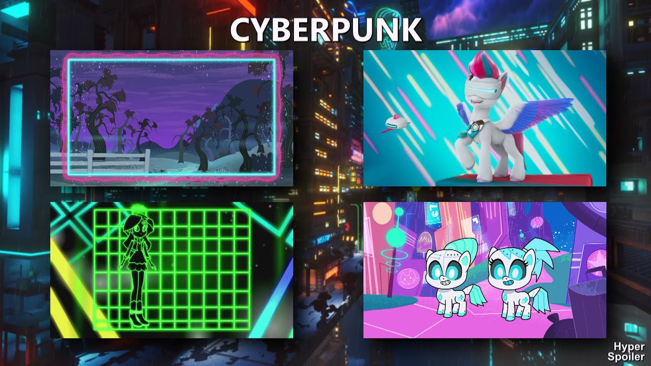 Punk Genres but they're My Little Pony