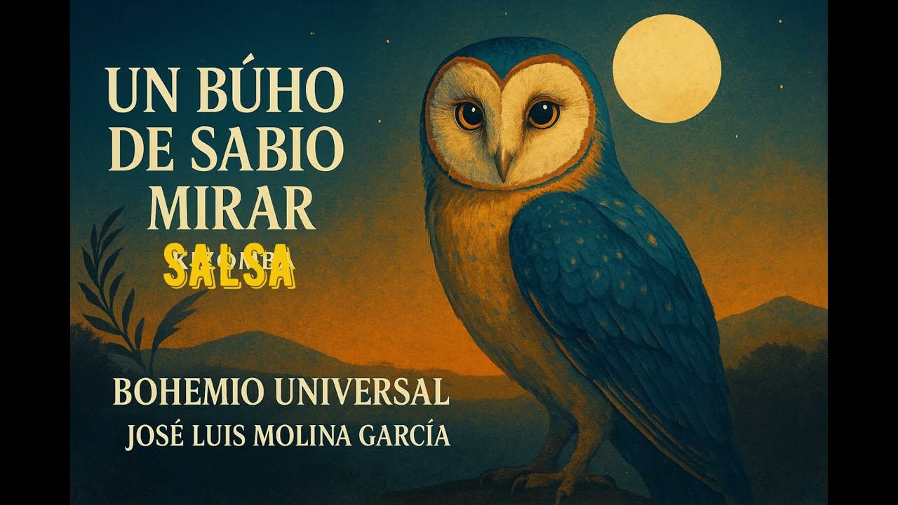 UN BÚHO DE SABIO MIRAR - SALSA - JOSÉ LUIS MOLINA GARCIA