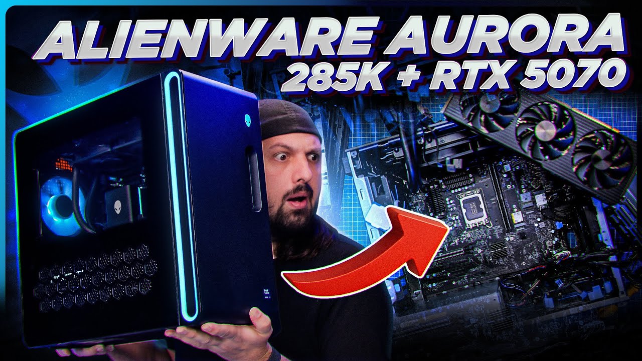ALIENWARE AURORA 2025: DESMONTANDO um PC (Core Ultra 9 + RTX 5070)