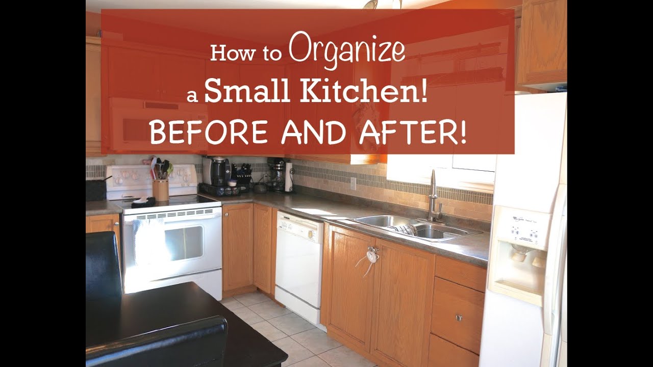 How to Organize a Small Kitchen - Before and After