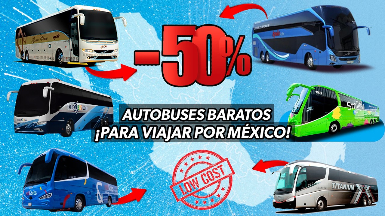 ¡Los autobuses más baratos para viajar por México! | Autobuses “De bajo costo” | Russoh Busman