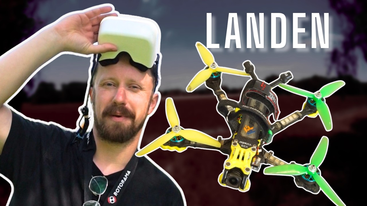 Richtig Landen mit der FPV Drohne &ndash; So vermeidest du Crashs beim Absetzen!