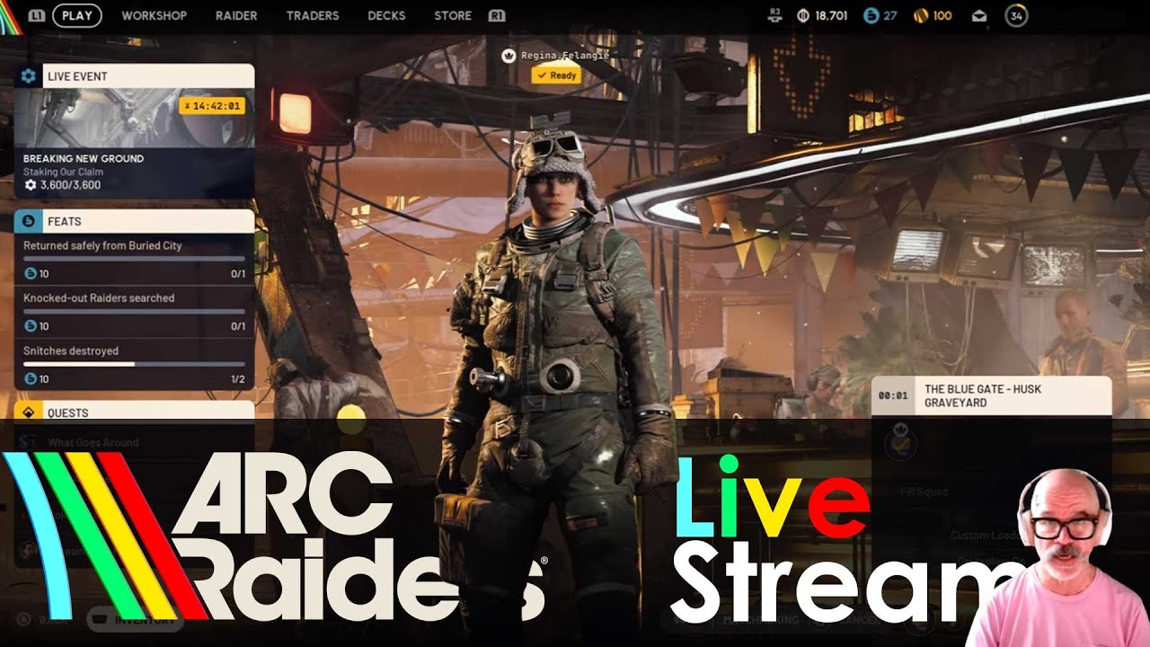 ARC Raiders Live Stream  - Free load outs (mostly)