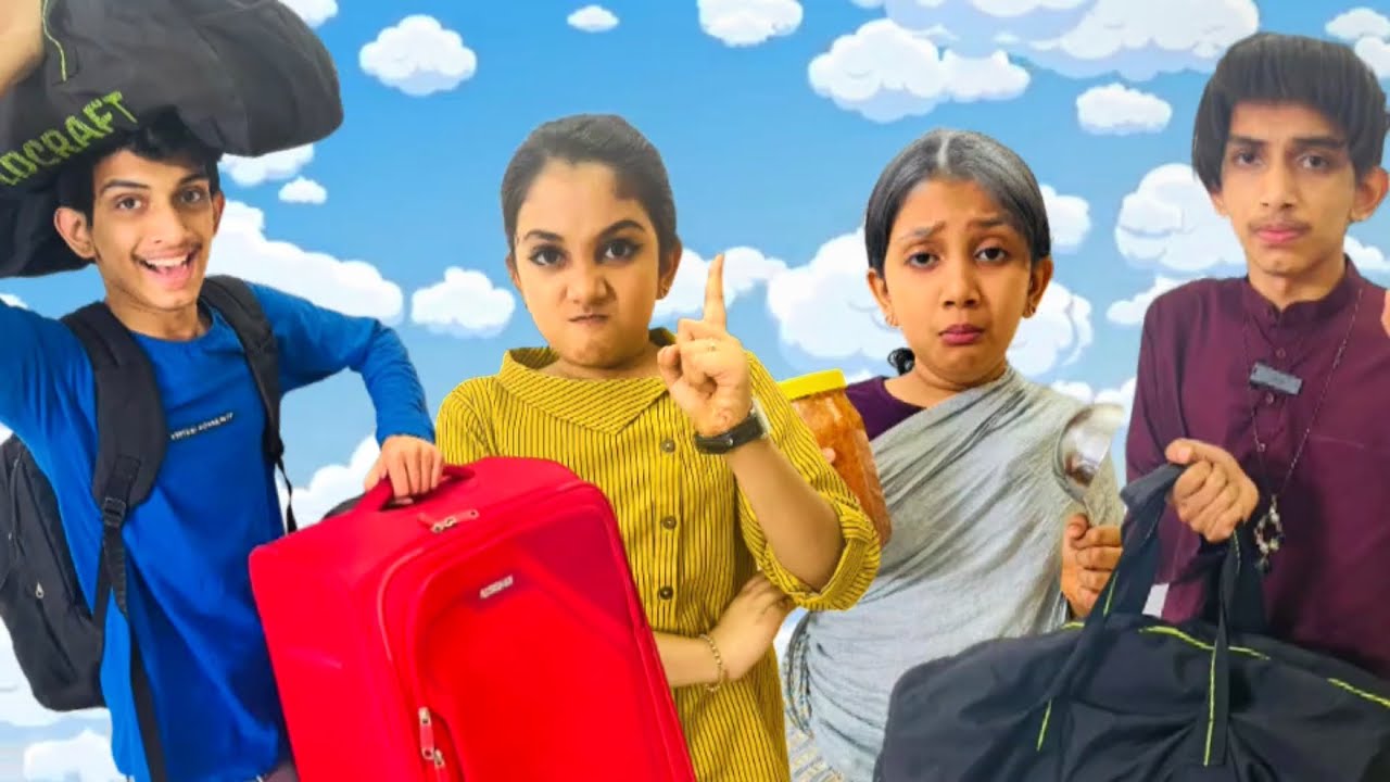 ഒരു Airport അപാരത 🤣🤣 | Minsha അമേരിക്കയിലേക്ക് 🤣| Funny Series😃 | Minshasworld