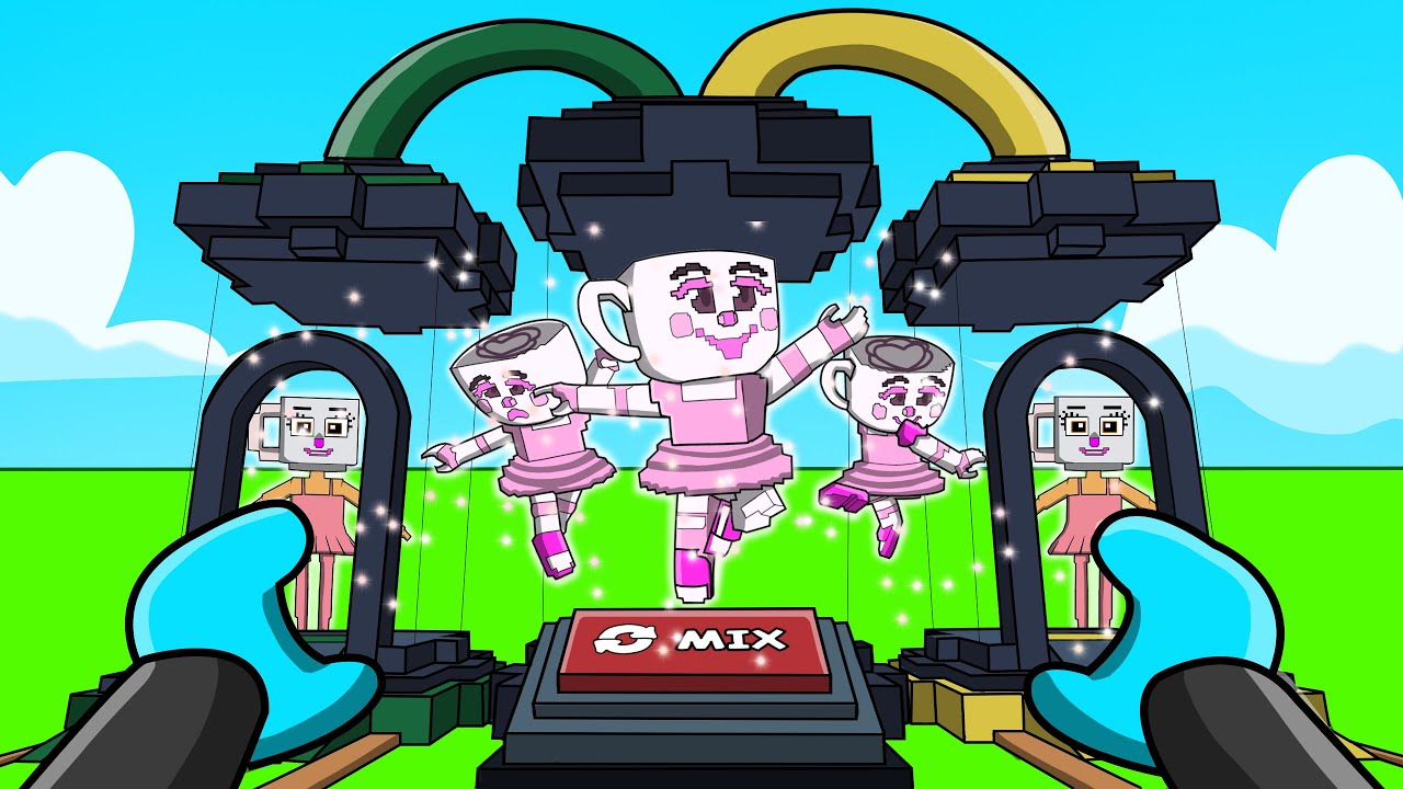 OGGY Plays Mix A Brainrot In Roblox With JACK and PINK PANTHER!