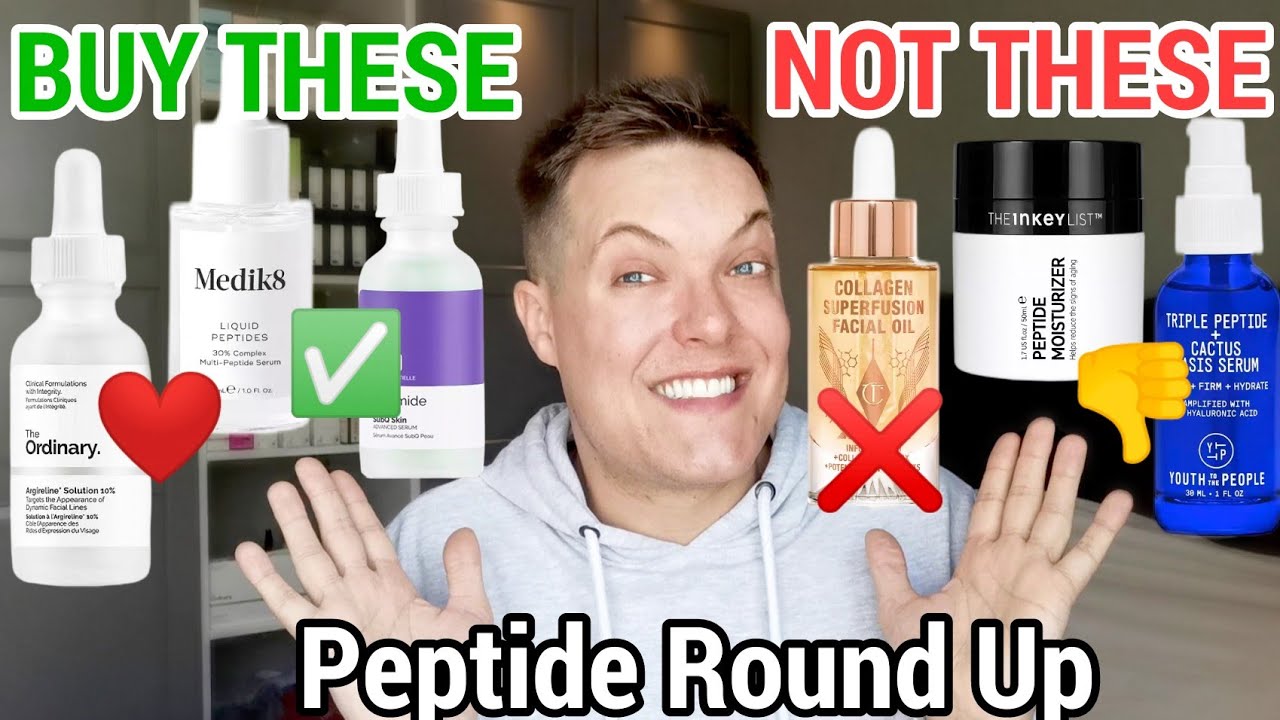 PEPTIDES - My Current TOP 3 ❤️ | BOTTOM 3 👎 - Best Peptide Serums