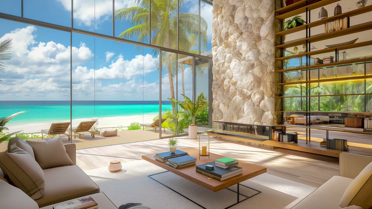 Tropical Seaside Lounge Jazz | Calm Luxury Retreat Ambience