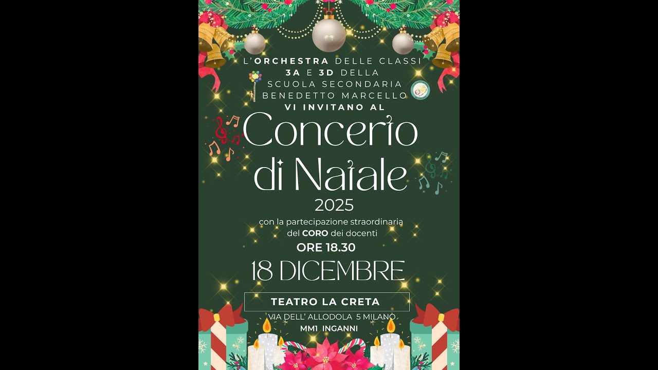 Concerto di Natale 2025 (scuola secondaria 