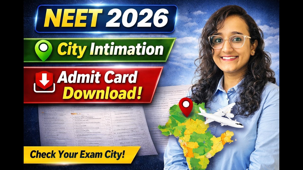 NEET 2026 Admit Card Update 🔥| City Intimation Released? Check Now + Download Guide #neet2026 #neet