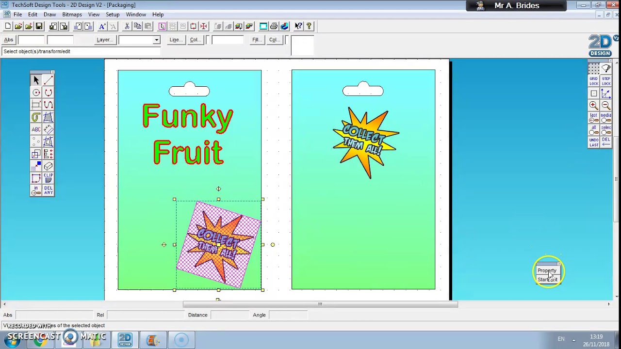 5. Remove background  Transparency enabled - Techsoft 2d D Design