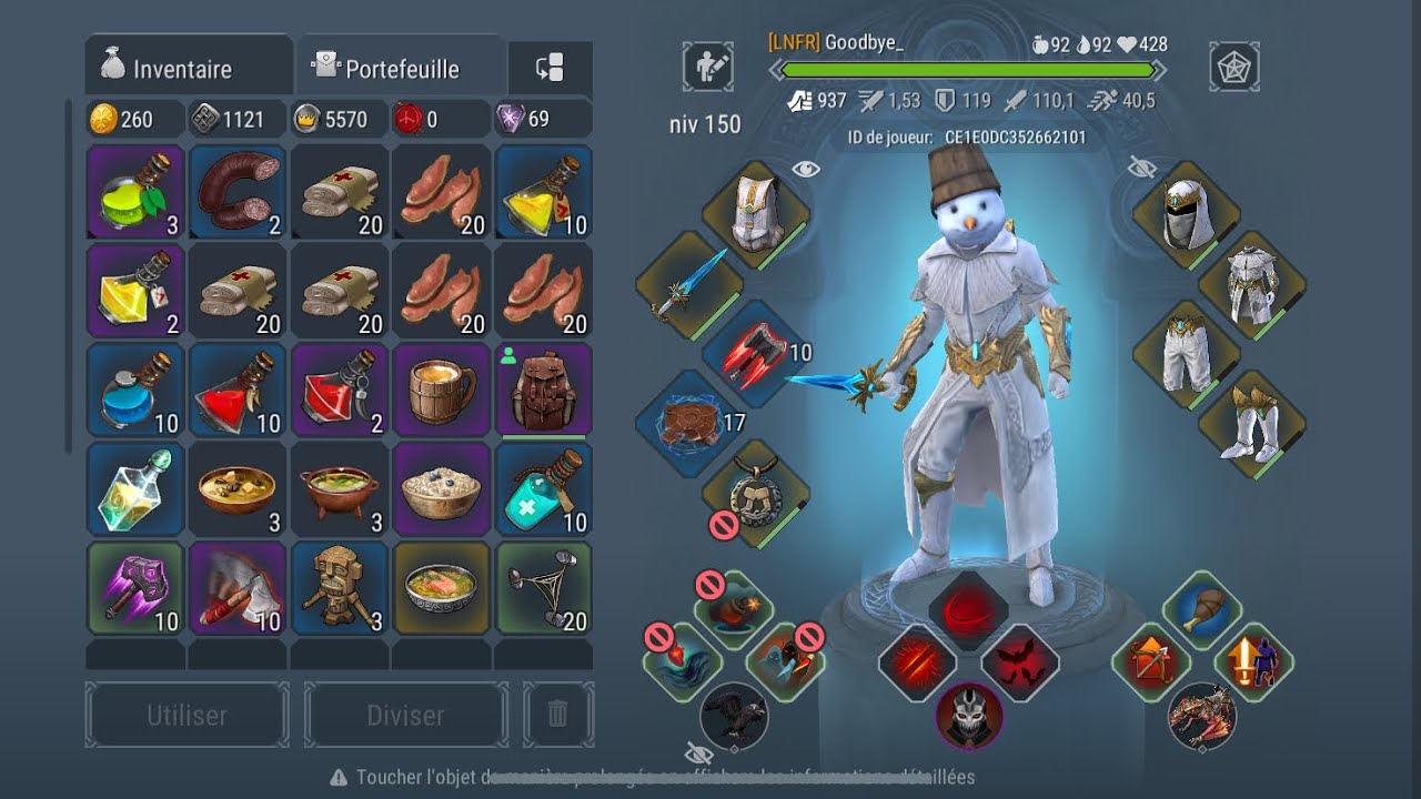 Frostborn PVP SOLO : HUNTER 5 🤝 NOSFERATU 4  🗡️🗡️🏹🏹