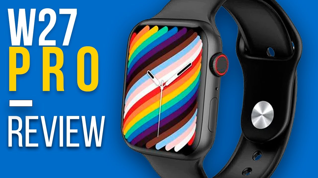 Smartwatch IWO W27 PRO Unboxing Review - TELA TOP e MUITO RÁPIDO! Mas vale a pena? É bom mesmo?