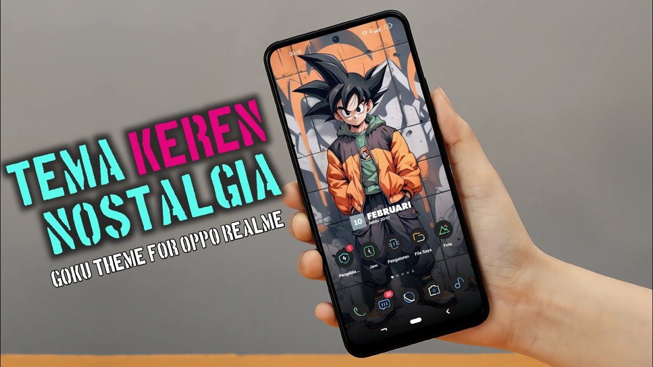Keren Cuy!!! Tema Goku untuk Oppo & Realme