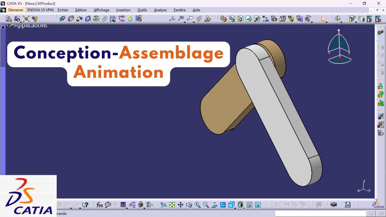 Проектирование - Сборка - Анимация с использованием Catia V5