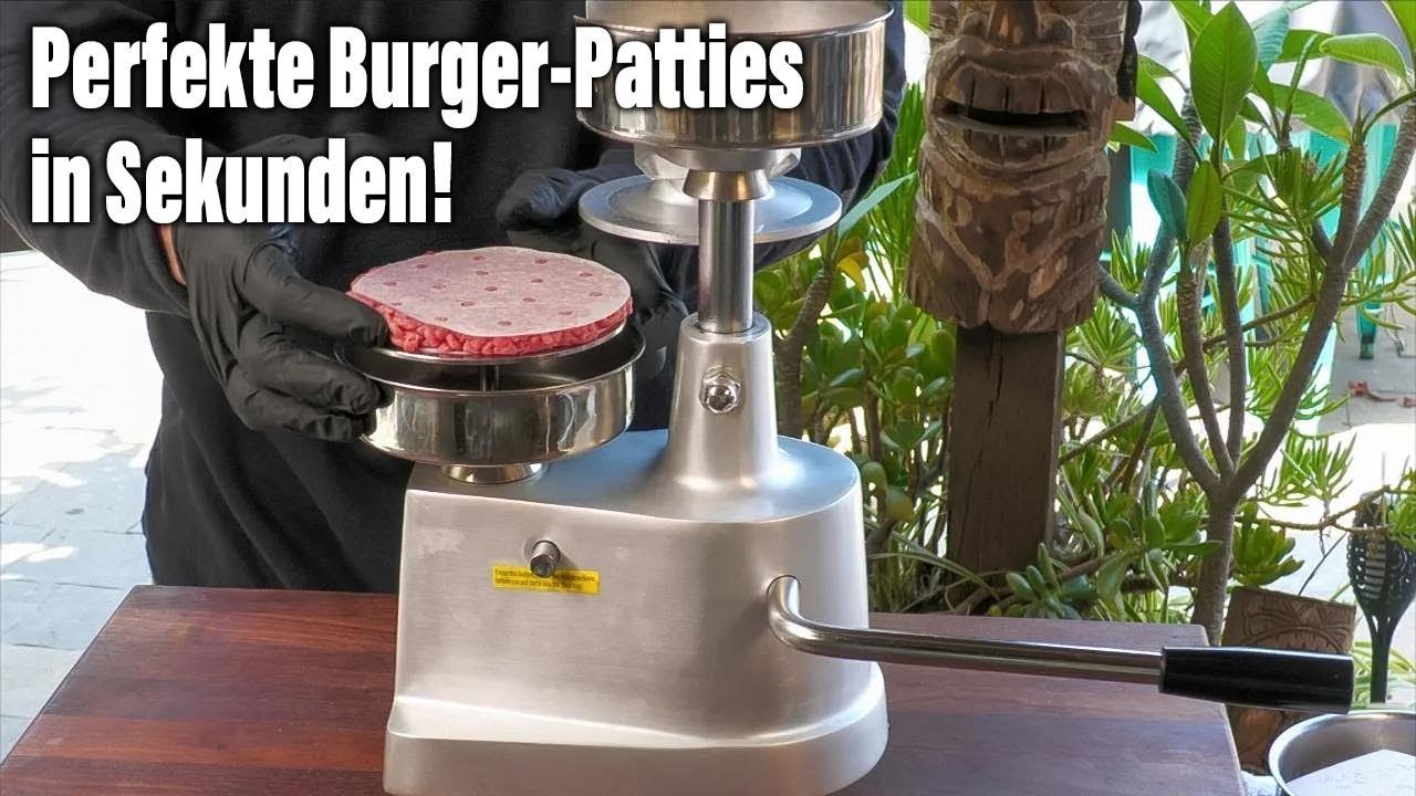 Bis zu 100 Burger-Patties pro Stunde! | Deine eigenen Bubba Burgers machen! | Burger Patty Maschine
