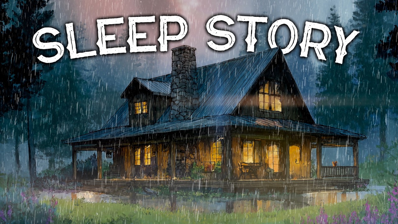 Doing Very Little in a Cozy Cabin: A Rainy Bedtime Story