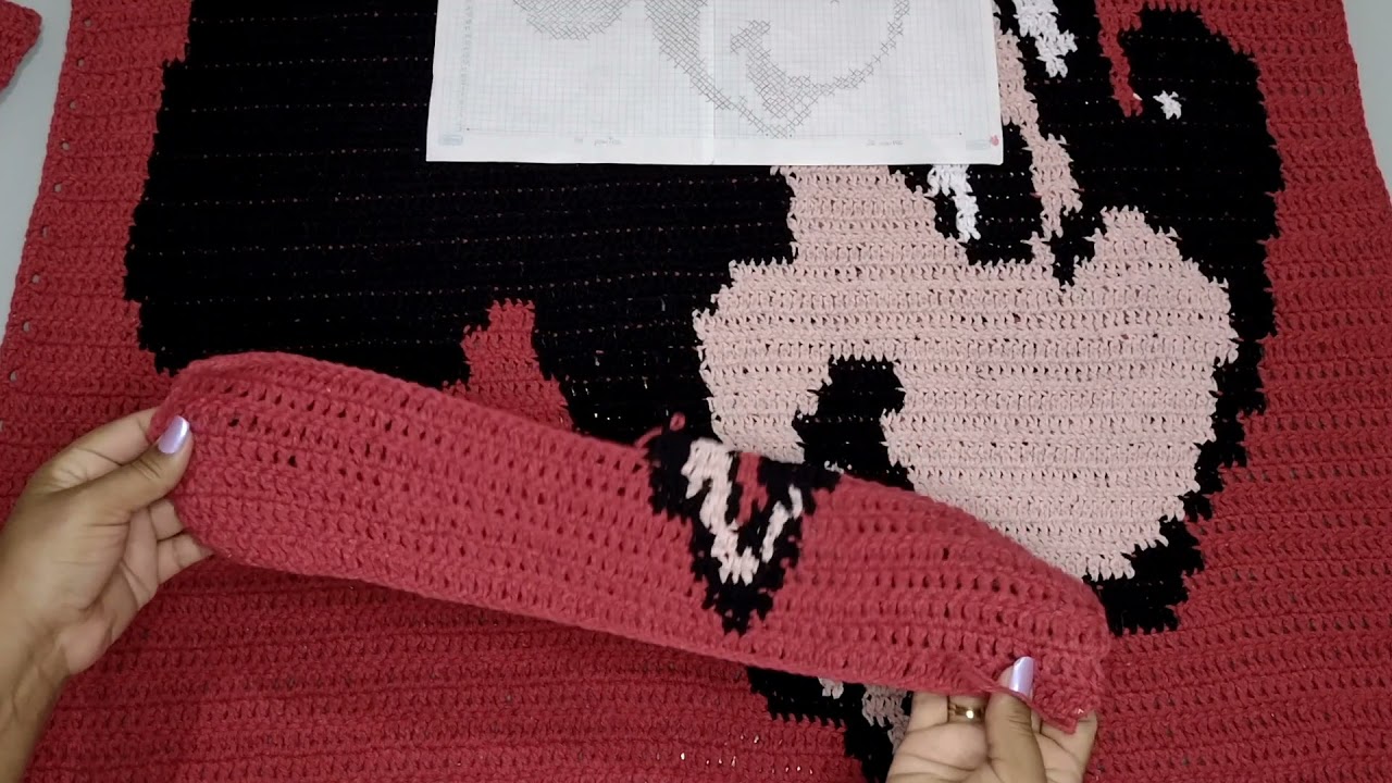É mais fácil do que você imagina ☺️. Transforme gráficos de ponto Cruz em Crochê no fio conduzido 😉🧶