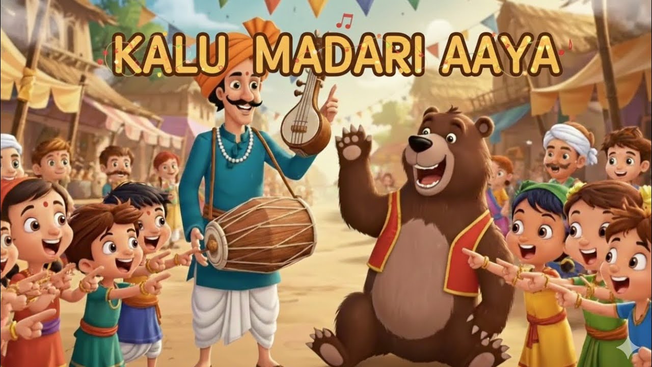 Kalu Madari aaya | Kids song | Buddy rhymes 