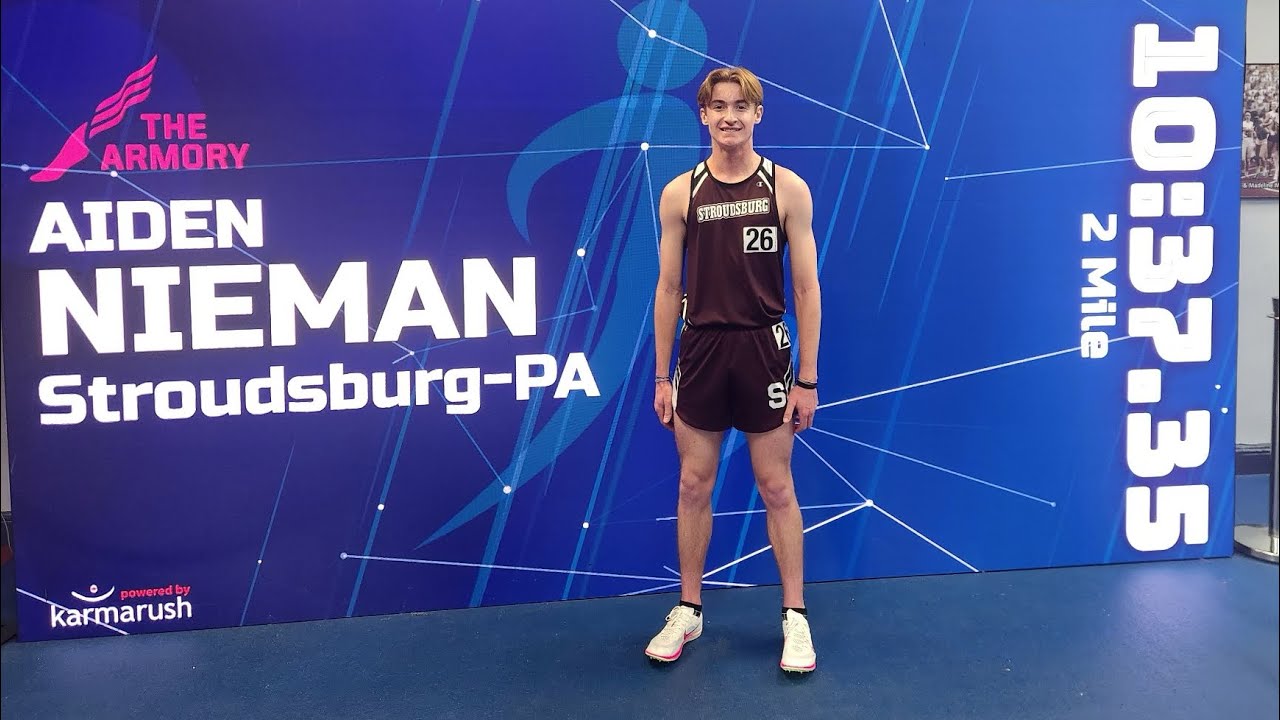 First Indoor Race: Armory 2 Mile (10:37.35)
